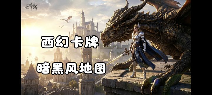 登录就送全图鉴❗西幻暗黑风策略卡牌➕RPG大地图探索❗截图