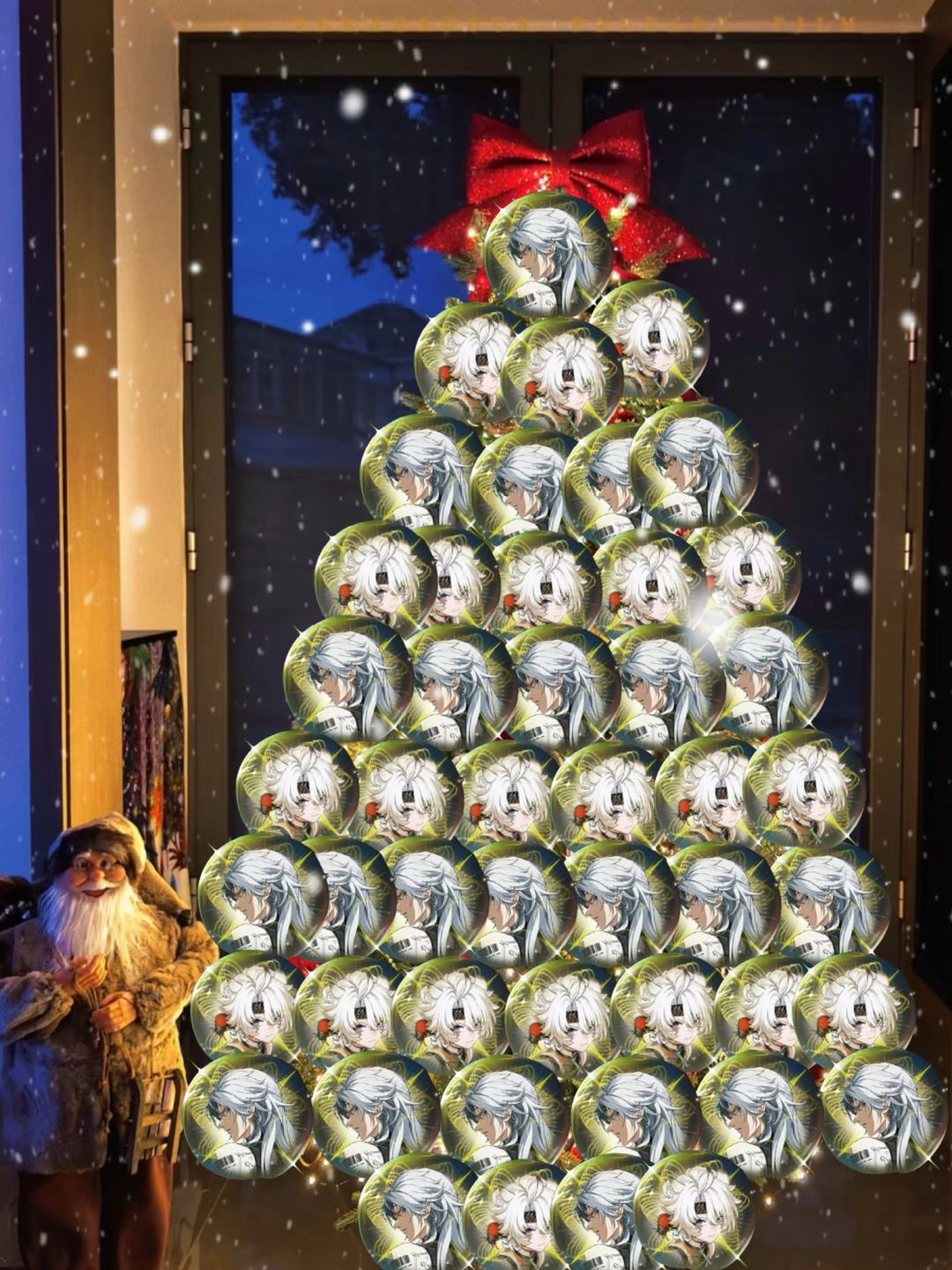 专属于鸣潮玩家的圣诞树🎄把雪豹卡卡罗挂空吧！截图