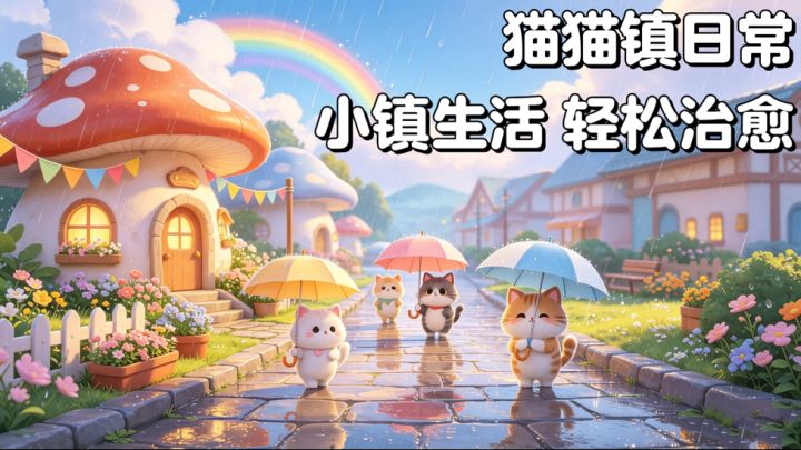 猫猫镇日常🐈互动聊天,为小猫们排忧解难截图