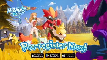 类帕鲁开放世界冒险捉宠手游《Miraibo GO》明天正式上线