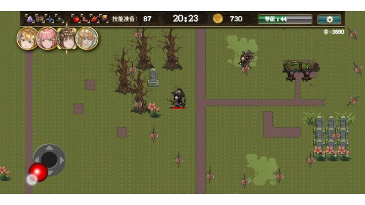 第一次遇到会跑路的boss，加了50%移动速度，还追不上…截图