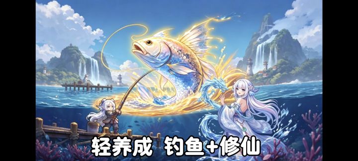 钓钓鱼就能修炼成仙❓半小时轻松金丹期❗大道仙途未来可期❗截图