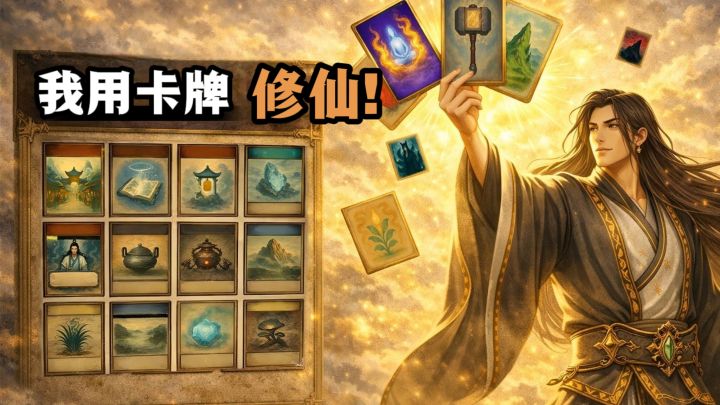 什么❓修仙飞升,卡牌就能实现,有意思❗截图