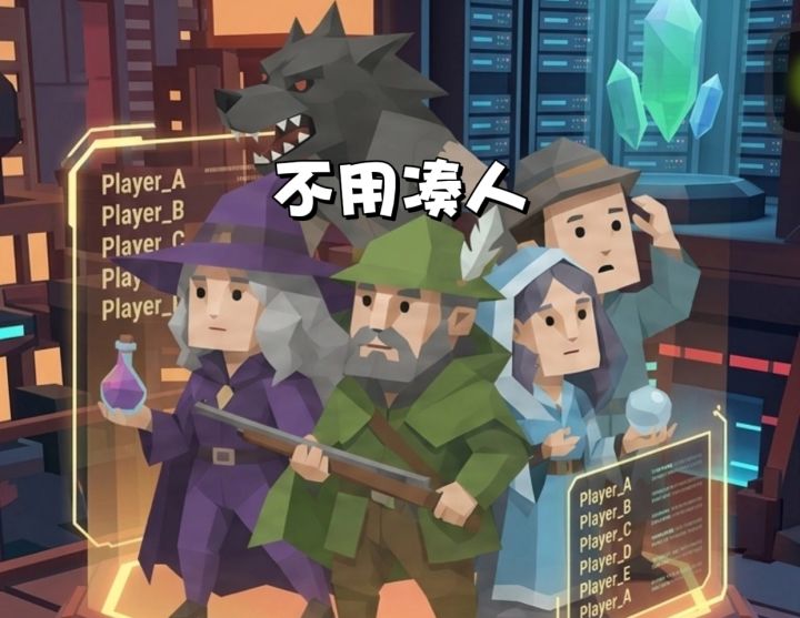 社恐玩狼人杀有救了!全程只跟AI盘逻辑,不用听人吵架截图