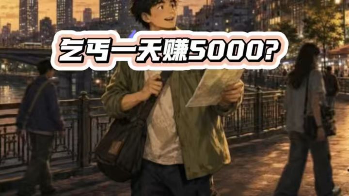 当乞丐日入5000!截图