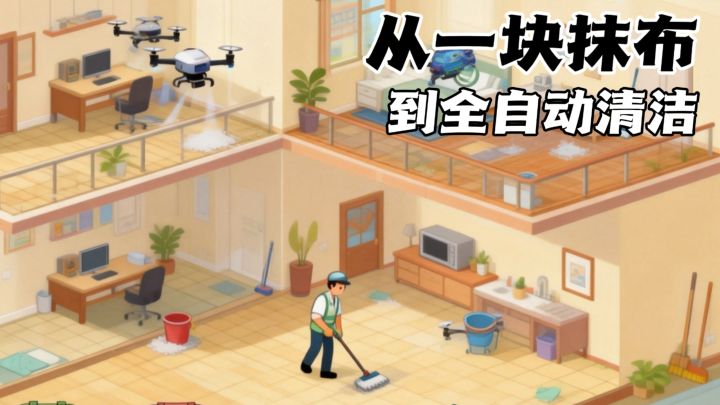 🧽开局一块抹布,擦完一单又一单:最后把清洁公司做上市了⁉️截图