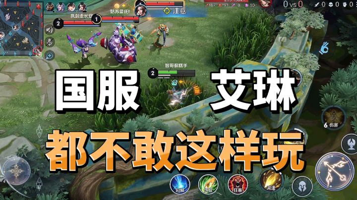 王者荣耀:国服艾琳都不敢这样玩#这就是高玩#截图