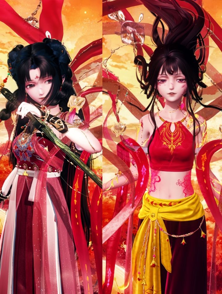 没错,是两个不同版本的哪吒~截图