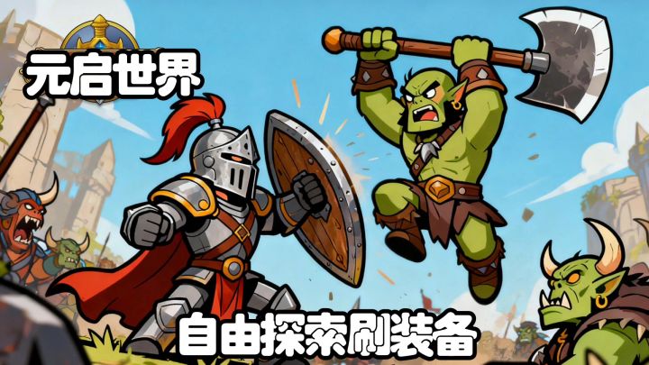自由探索+魔兽玩法,打怪刷装备变强截图