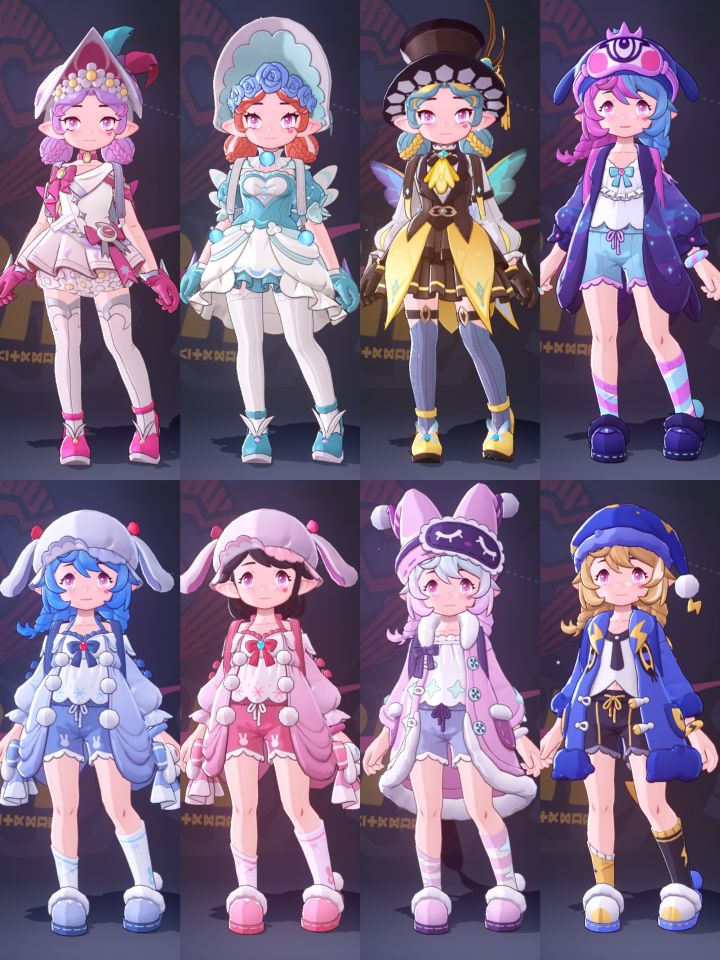 4.10上新八套服装及发型展示(女款)截图