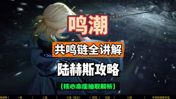 陆赫斯共鸣链全讲解，命座分析及抽取建议，鸣潮3.1攻略。