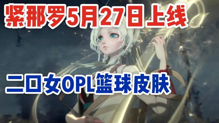 平安京五月爆料解析,紧那罗5.27上线,二口女OPL篮球皮肤将登场!截图