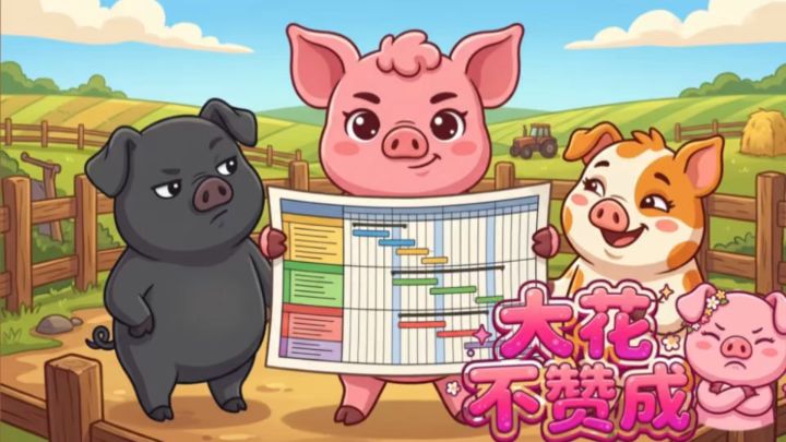 回乡下打理猪场,却被小猪天天写周报批评截图