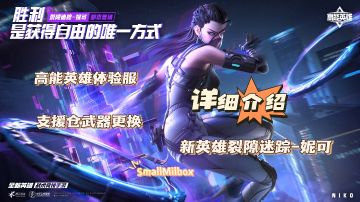 【高能英雄】体验服新英雄裂隙迷踪-妮可全方面讲解！