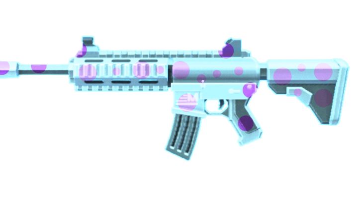 「绘画全过程」M416-蓝色点击截图