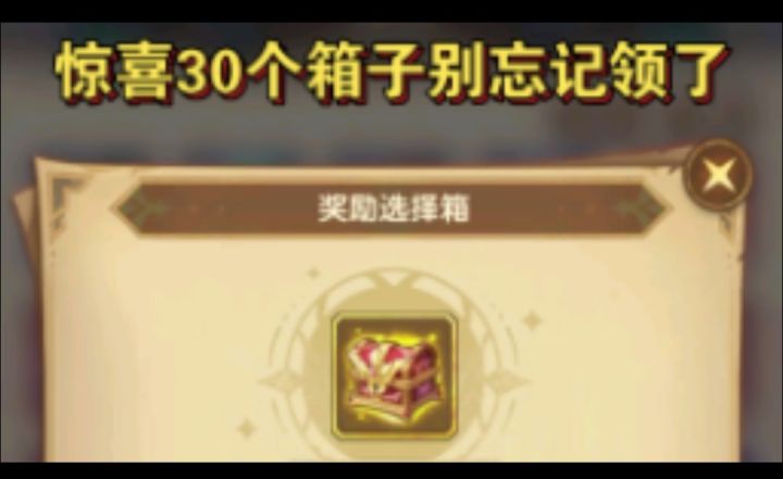 惊喜30个箱子白漂截图
