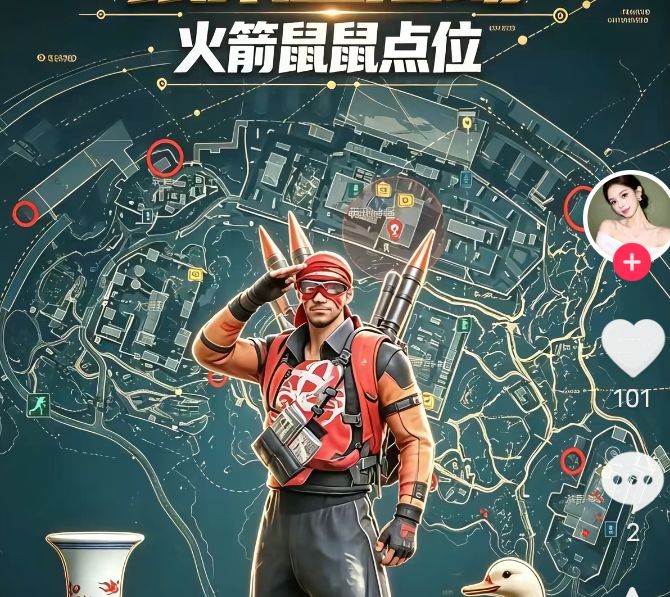 三角洲福利点位火箭鼠鼠。截图