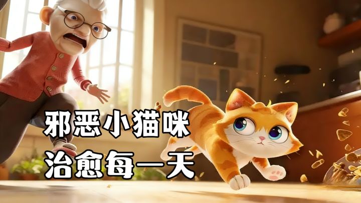 邪恶小猫咪拿各种道具来整活!干翻老太婆、还能玩到各种玩具!截图