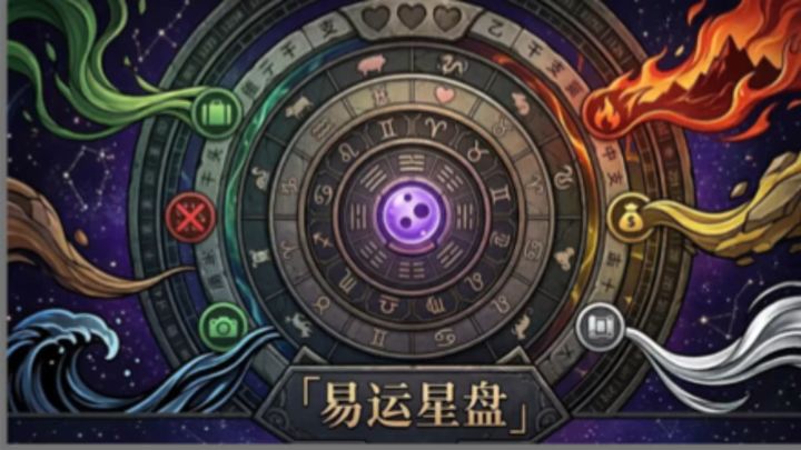 可以测运势的小游戏哦 快来易运星盘截图