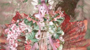 【以闪】琴弓滑过琴弦，微风轻拂花瓣。