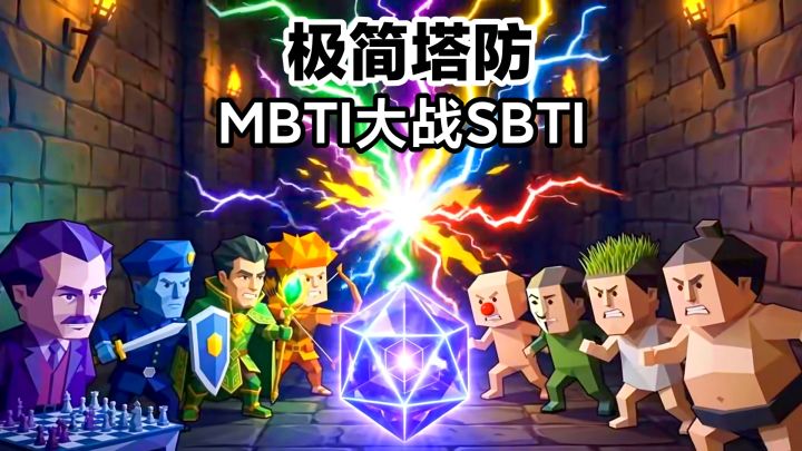 MTBI🆚SBTI❓新游戏‼️人格测试➕策略塔防,无限下载点击即玩截图