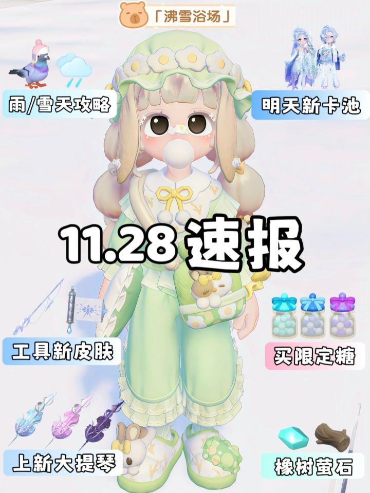 11.28沸雪浴场今天必做截图