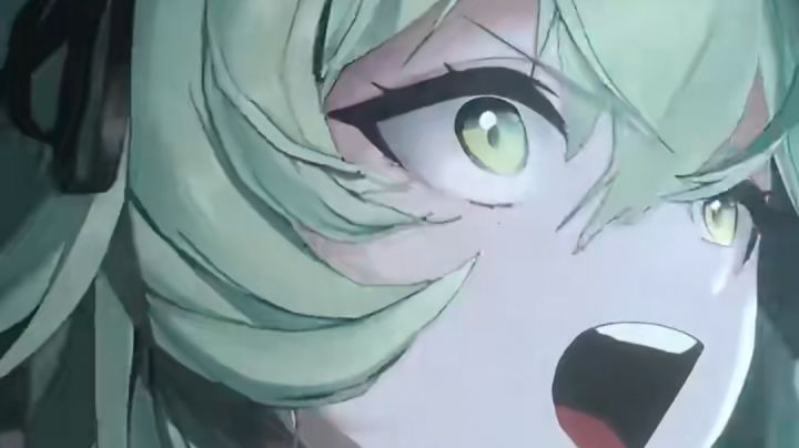 反差最大的一个少女。截图