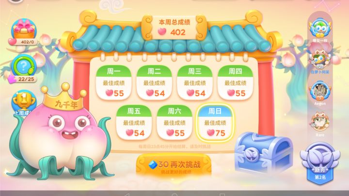 #全民都在保卫萝卜# 【萝卜/保卫萝卜4】萝卜的西游周赛 2022年7月17日周赛攻略之究极卷王版(75❤)截图