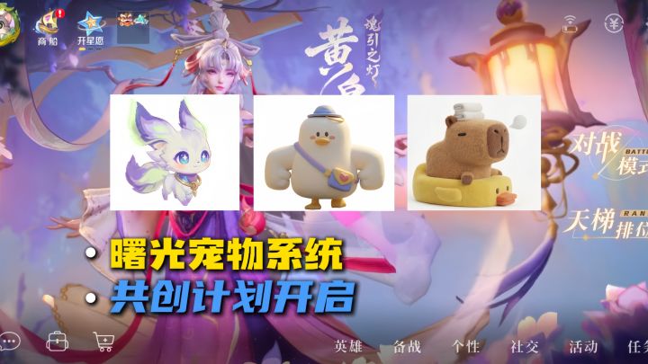 曙光宠物系统爆料截图
