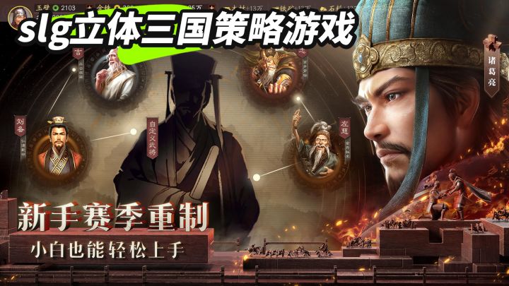 SLG立体三国策略游戏!!新手小白也能轻松上手!!截图