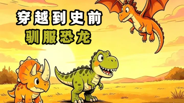 穿越到史前，抓恐龙，一步步搭建营地❗截图