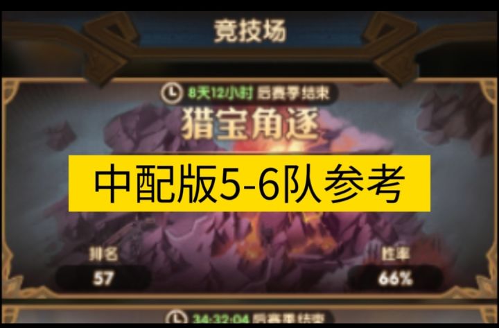 猎宝角逐中配版5-6队参考截图