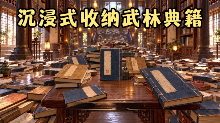 沉浸式收纳武林典籍❗️解压休闲❗️整理完原地飞升❗️截图