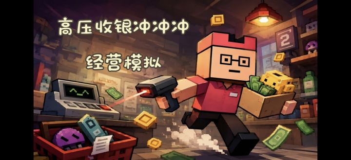 一个人干全超市的活,体验收银员酣畅淋漓又手忙脚乱的一天❗截图