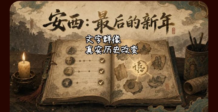 安西 最后的新年：真实历史改变 群像文字截图