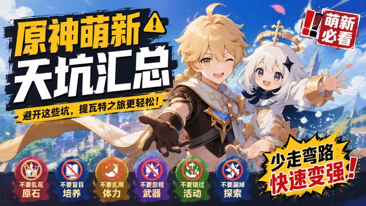 原神萌新看这一个视频就够了!全避坑指南截图
