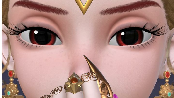 女儿好美!耳坠好…呃大截图