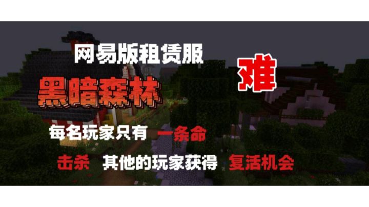 黑暗森林 但是我的世界网易租赁服截图