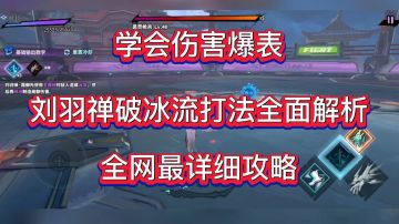 【刘羽禅攻略】破冰流打法全面解析！学会伤害爆炸