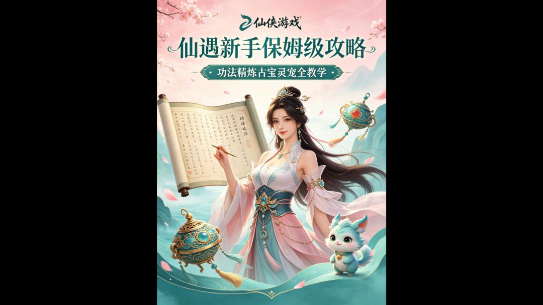 仙遇新手保姆级攻略，仙遇功法古宝精炼灵宠全教学截图