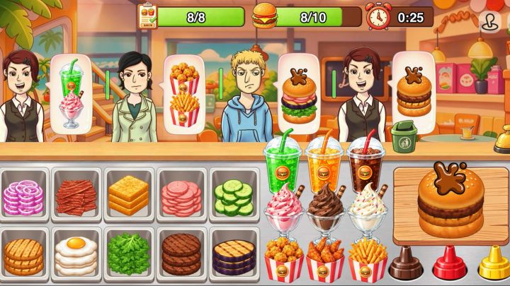 经营模拟汉堡店截图