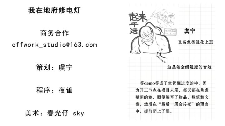 【开发日志03补】制作人员名单截图
