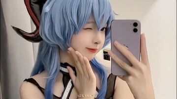 嗨丝 甘雨cos 你们喜欢吗