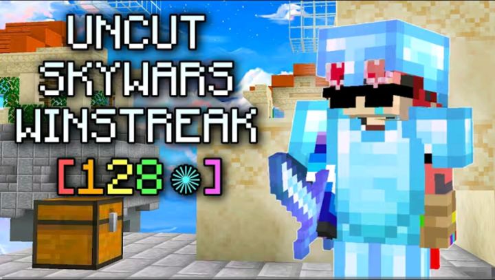 Uncut Skywars Winstreak (Insane mode) Hypixel Skywars截图