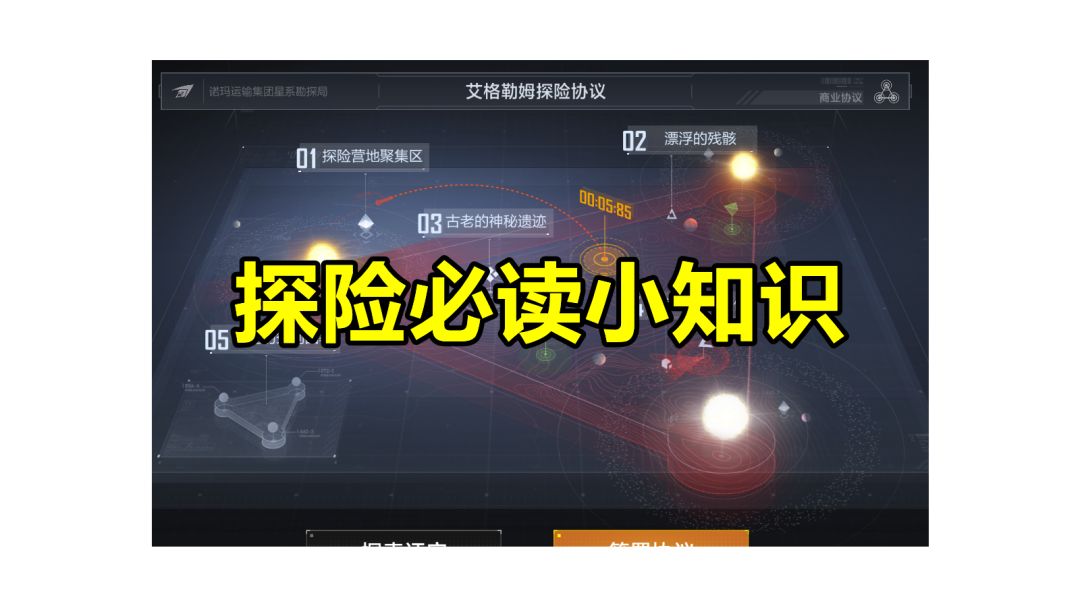 【探险指南】想要玩好探险协议，你需要了解这些内容 #无尽的拉格朗日#截图