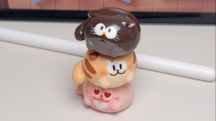 是乌帕叠叠乐耶🍎石塑粘土diy✨截图