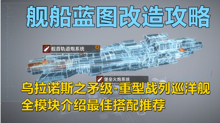 【无尽的拉格朗日】乌拉诺斯之矛级-重型战列巡洋舰的全模块介绍与最佳搭配推荐截图