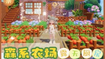 心动小镇🧡森系农场和露天厨房搭建教程
