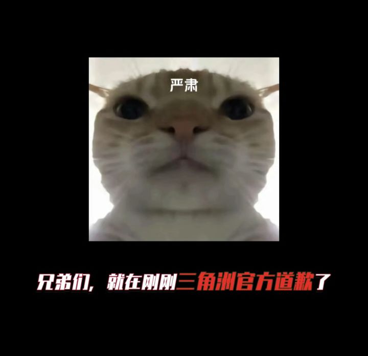 三角洲官方道歉了截图