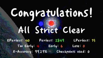 【冰与火之舞/移动端二通】AWC决赛谱面APE完美模式击破！